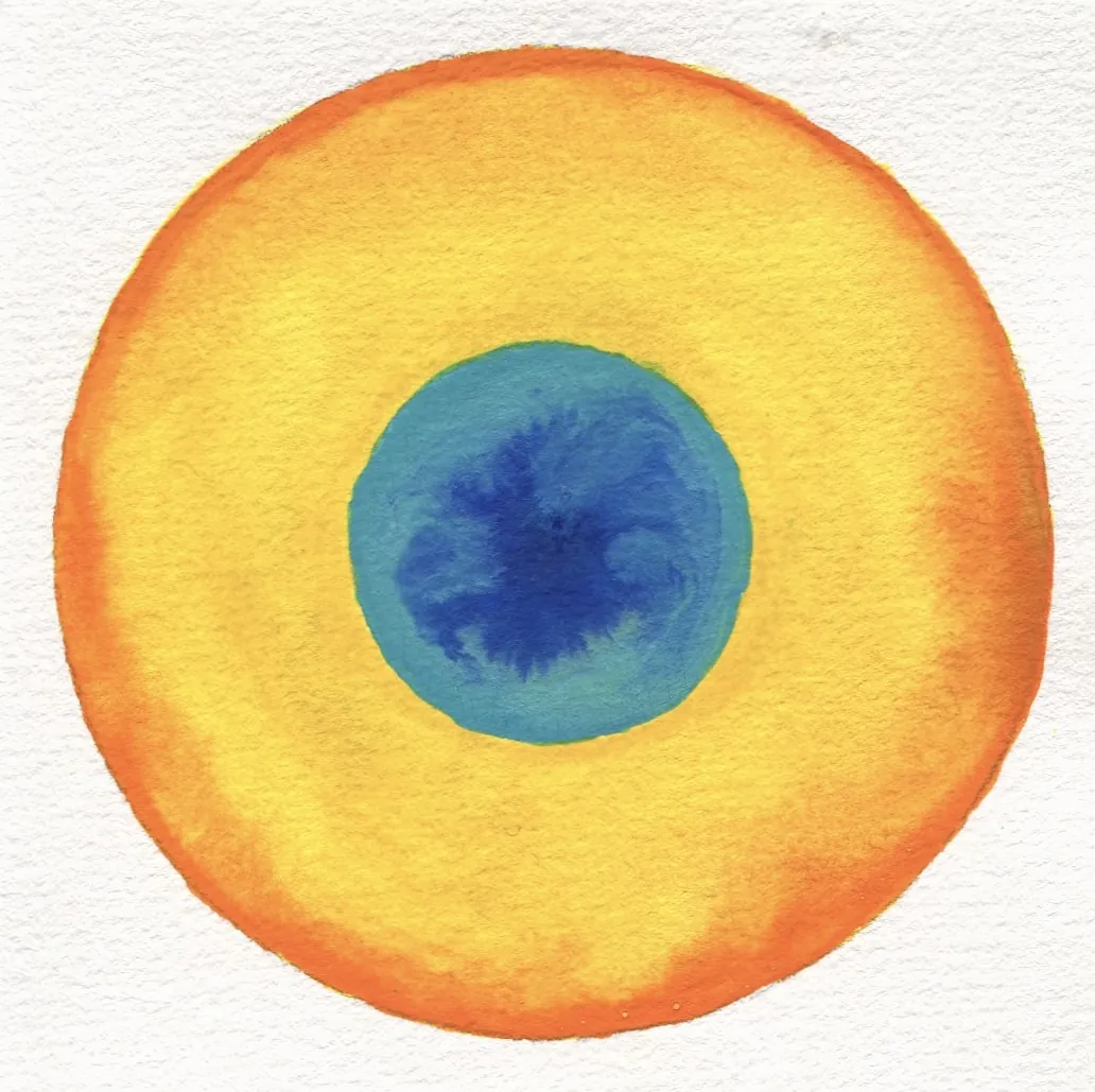 Gaze Halo — a daily color record in watercolor